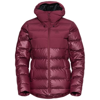 Odlo Winterjacke Severin N-Thermic Insulated Hooded (wasserabweisend, winddicht, atmungsaktiv) beerenrot Damen